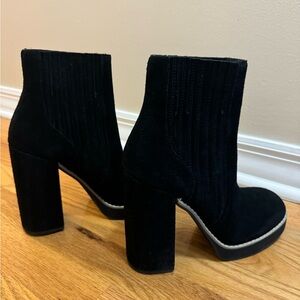 Steve Madden Jolene Black Suede Size 8.5 Women’s Shoes